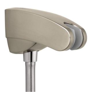 Hansgrohe Porter E Holder with Outlet in Brushed Nickel 27508821