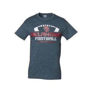 Oklahoma Sooners Solar Football Outline T Shirt