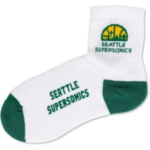 Seattle SuperSonics For Bare Feet Ankle White 501 Med Sock