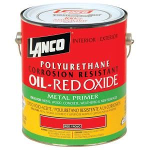 Lanco 1 gal. Oil Red Oxide Metal Primer MM100 4