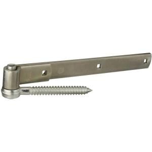 National Hardware 16 in. Zinc Plated Gate Screw Hook/Strap Hinge without Fastener 290BC 16 S H/STRP HNG ZN
