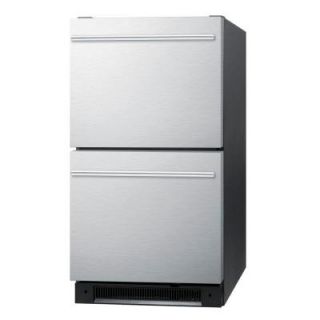 Summit Appliance 5.4 cu. ft. All Refrigerator in Stainless Steel SP5DS2DSSHH