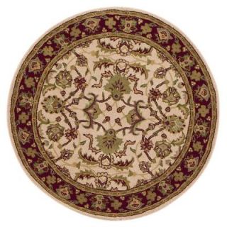 Home Decorators Collection ConstantIne Ivory 7 ft. 9 in. Round Area Rug 3151945420
