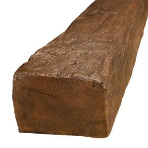 American Pro Decor 8 in. x 5 1/8 in. x 13 ft. Hand Hewn Faux Wood Beam 5APD10002