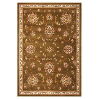 Kas Rugs Traditional Mahal Green 7 ft. 7 in. x 10 ft. 10 in. Area Rug CAM735677X1010