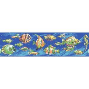 York Wallcoverings 6.75 In. Under The Sea Border DISCONTINUED CK7602B