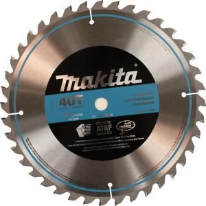 Makita 10 in. x 5/8 in. 40T Micro Polished Miter Saw Blade A 93669