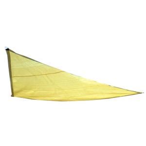 King Canopy 10 ft. x 10 ft. Yellow Triangle Sun Shade Sail PC2000010Y