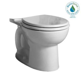 American Standard Cadet 3 FloWise Right Height Round Toilet Bowl Only in White 3717B.001.020