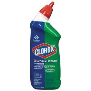 Clorox 24 oz. Fresh Scent Toilet Bowl Cleaner Gel with Bleach (Case of 12) CLO 00031