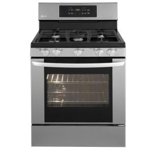 LG Electronics 5.4 cu. ft. Gas Range with Self Cleaning in Stainless Steel LRG3091ST
