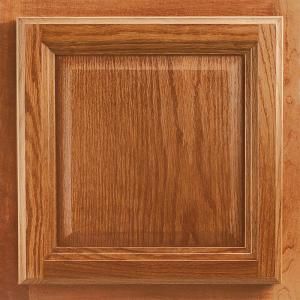 American Woodmark 13x12 7/8 in. Cabinet Door Sample in Portland Oak Honey 99904