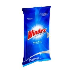 Windex Original Glass Cleaner Wipes 28 Wipes (12 Pack) 70232