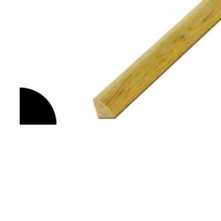 American Wood Moulding WM108 1/2 in. x 1/2 in. x 96 in. Wood Pine Quarter Round Moulding 108 8