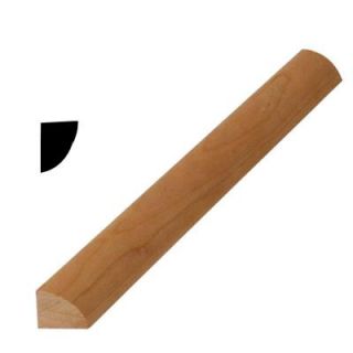 American Wood Moulding WM 106 11/16 in. x 11/16 in. x 96 in. Solid Cherry Quarter Round Moulding 106 CHERRY8