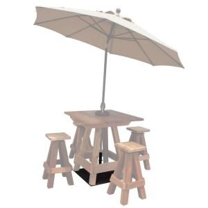 Gronomics Patio Picnic Table Umbrella Stand with Mounting Plate USMP 28 28