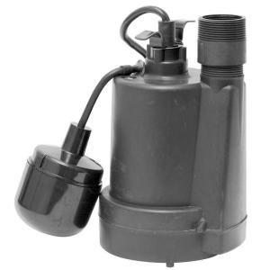 1/4 HP Submersible Thermoplastic Sump Pump 92250