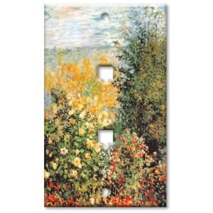 Art Plates Monet Stiller Winkle   Double Phone Jack Wall Plate DPH 566