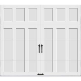 Clopay Coachman Collection 8 ft. x 7 ft. 18.4 R Value Intellicore Insulated Solid White Garage Door CXU13_SW_TOP13