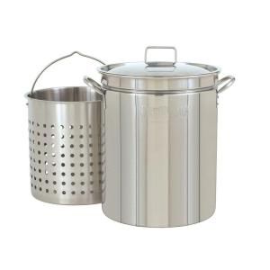 Bayou Classic 44 qt. Stockpot in Stainless Steel 1144