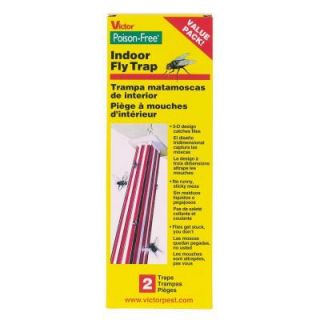 Victor Poison Free Indoor Fly Traps (2 Pack) M507