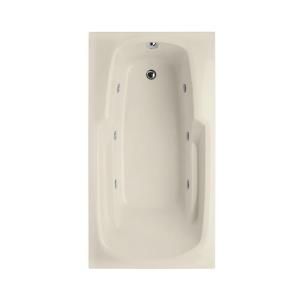 Hydro Systems Napa 5 ft. Whirlpool and Air Bath Tub in Biscuit NAP6032ACO BIS