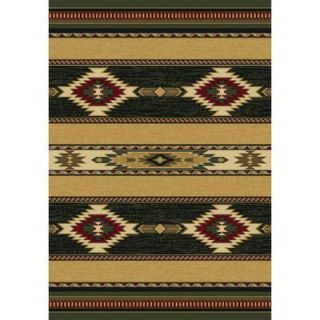 United Weavers  Tulsa Chocolate 5 ft. 3 in. x 7 ft. 6 in. Area Rug 290 92477 58