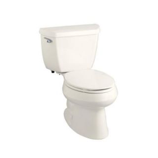 KOHLER Wellworth Classic 2 Piece 1.6 GPF Elongated Toilet in Biscuit DISCONTINUED K 3574 96
