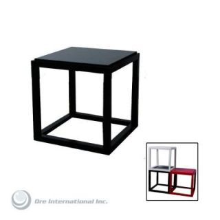 Home Decorators Collection Black Stackable Cubic Table N3009 BK