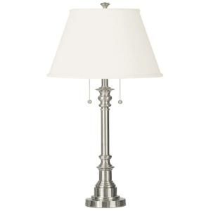 Kenroy Home Spyglass 31 in. Brushed Steel Table Lamp 30437BS