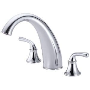 Danze Bannockburn 2 Handle Roman Tub Faucet in Chrome Trim Only D303656T