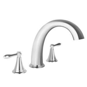 Fontaine Montbeliard 2 Handle Deck Mount Roman Tub Faucet in Chrome BRN MBDRTNS CP