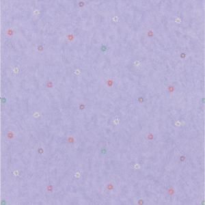 8 in. W x 10 in. H Abby Lee Purple Flowers Wallpaper Sample 443 KA49216SAM