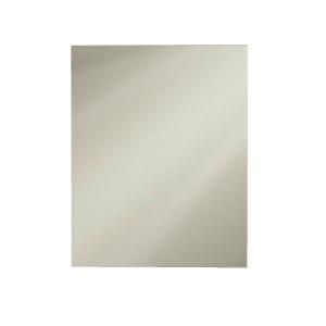 NuTone Metro Deluxe 20 in. W x 25 in. H x 5 in. D Recessed Medicine Cabinet with 1 in. Polished Edge Mirror in White 52WH254DPFX