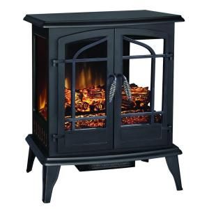 Hampton Bay Legacy 400 sq. ft. Panoramic Electric Stove in Black (Thermostatic) DISCONTINUED SET 91 10