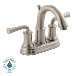 American Standard Portsmouth 4 2 Handle High Arc Bathroom Faucet with Speed Connect Drain in Satin Nickel 7420.201.295