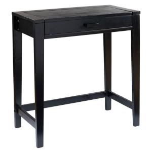 Home Decorators Collection Convertible 30 in. W Black 1 Drawer Desk 0674000910