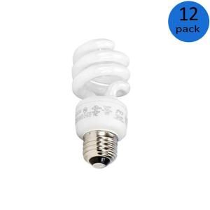 TCP 60W Equivalent Daylight (5000K) Spiral CFL Light Bulb (12 Pack) (E)* 8CP141250K