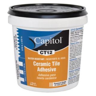 Capitol 1 qt. High Performance Ceramic Tile Adhesive and Mastic CT12Q