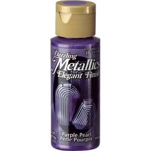 DecoArt Dazzling Metallics 2 oz. Purple Pearl Acrylic Paint DA124 3