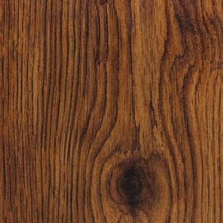 Hampton Bay Hand Scraped Oak Burnt Caramel 8 mm Thick x 5 1/2 in. Wide x 47 7/8 in. Length Laminate Flooring (14.63 sq.ft./case) HL98