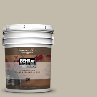 BEHR Premium Plus Ultra Home Decorators Collection 5 gal. #HDC FL13 10 Wilderness Gray Flat/Matte Interior Paint 175405