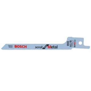 Bosch 4 in. 18T Scroll Recip Blade Pouch (5 Pack) RSM418