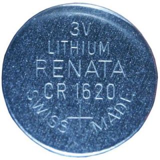 Renata Lithium CR1620 3 Volt Coin Cell Battery (5 Pack) 88100