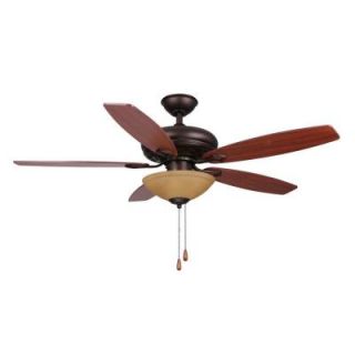 Hampton Bay 52 in. Chamblee Oiled Rubbed Bronze Indoor Ceiling Fan DISCONTINUED SW1319ORB