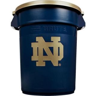 Rubbermaid Commercial Products NCAA Brute 32 gal. Notre Dame Trash Container with Lid 1853542