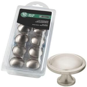 Liberty Contempo Satin Nickel 1 1/2 in. Knobs (10 Pack) P67659L SN U1