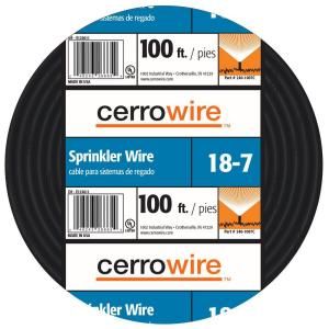 Cerrowire 100 ft. 18 Gauge 7 Conductor Sprinkler Wire 240 1007C