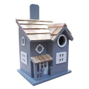 Home Bazaar Nestling Cottage Birdhouse (Blue) HB 7041BS