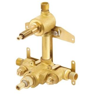 Danze Two Handle 1/2 in. Thermostatic Shower Valve with Stops in Rough Brass D151000BT